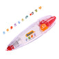 Plastic Sticker Correction Adhesive Tape Dispenser Pen For Scrapbooking Gifting Decoration Multi-Color (Sold as 1 piece) [Type 3 -> Cartoon Animal Printing] [jefs-tapedecrtve-00006-model3]