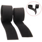 Hook & Loop Tapes 2 Inch (1 Meter) Black 50% Nylon & 50% Polyester For Garments Multipurpose Utilities Crafts [jefs-tapedecrtve-00009-m1]