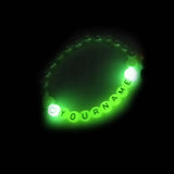 Glow In The Dark Elastic Name Customized Bracelets Personlized For Kids Girls Women With Plastic Beads Multicolor [jxq-brcltbngl-00017-m2]